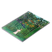 Henri Rousseau - Vrouw aan het wandelen in een exo Notitieboek (Linkerzijde)