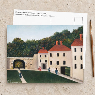 Henri Rousseau - Wandelaars in een park Briefkaart
