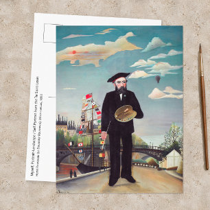 Henri Rousseau - Zelf Portret-Landschap Briefkaart