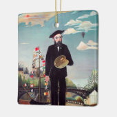 Henri Rousseau - Zelf Portret-Landschap Keramisch Ornament (Links)