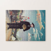 Henri Rousseau - Zelf Portret-Landschap Legpuzzel (Horizontaal)