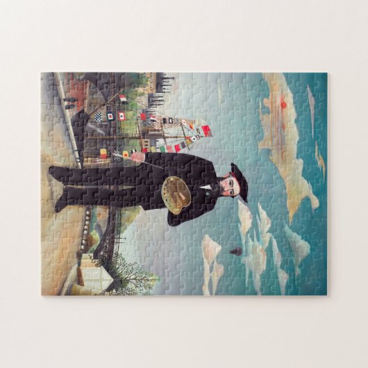 Henri Rousseau - Zelf Portret-Landschap Legpuzzel (Horizontaal)