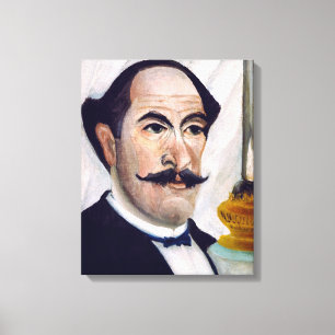 Henri Rousseau - Zelfportret Canvas Afdruk