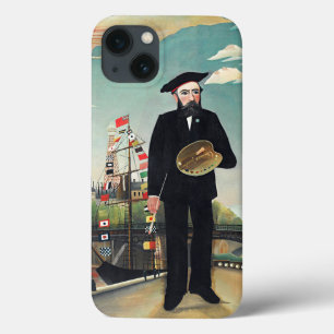 Henri Rousseau - Zelfportret Landschap iPhone 13 Hoesje