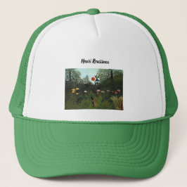 Henri Rousseau's maagd bos met zonnescherm Trucker Pet