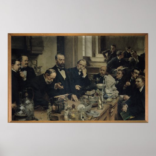 Henri Sainte-Claire Deville Lecturing, 1890 Poster (Voorkant)