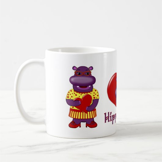 Henrietta Hippo Accroche de la tasse de café (Gauche)