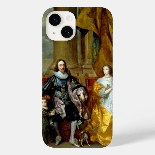 Henrietta Maria en Charles I van Van Dyck Case-Mate iPhone Case (Achterkant)