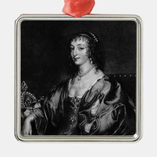 Henrietta Maria Metalen Ornament (Voorkant)