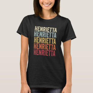 Henrietta Texas Henrietta TX Retro tekst T-shirt