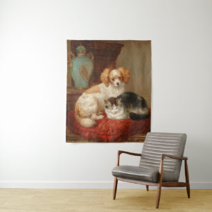 Henriëtte Ronner Knip's beste vrienden schilderen Wandkleed