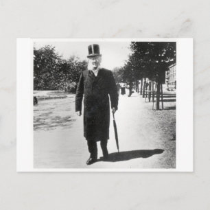 Henrik Ibsen (1828-1906) in Oslo, 1896 (foto) Briefkaart