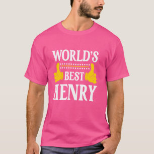 Henry achternaam Funny Team Familie Achternaam Wor T-shirt