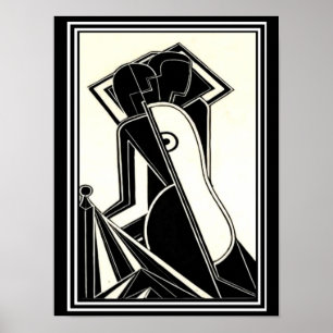 Henry Butler "Vrouw Figures" Deco Print 1928