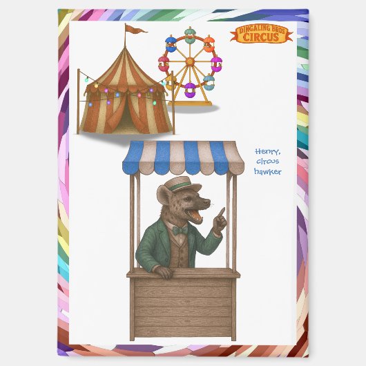 Henry, circus verkoper magneet (Voorkant)