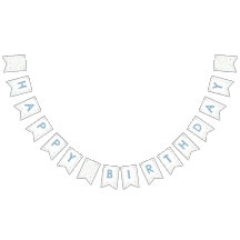 Henry Confetti Waterverf Stippen Bunting Flag