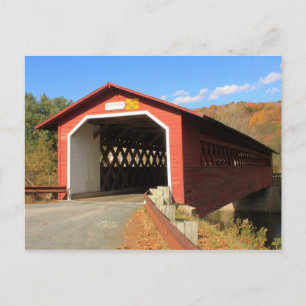 Henry Covered Bridge Bennington Vermont Briefkaart