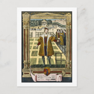 Henry d'Albret (1503-55), koning van Navarra prese Briefkaart