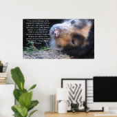 Henry David Thoreau ANIMAL RIGHTS Quote Poster (Thuiskantoor)