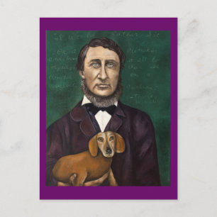 Henry David Thoreau Briefkaart