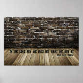 Henry David Thoreau Inspirerend citaat "Hit" Poster (Voorkant)