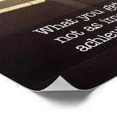 Henry David Thoreau Inspirerend quote "Word" Poster (Hoek)