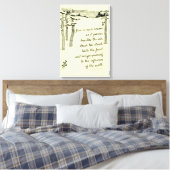 Henry David Thoreau, "Leef in elk seizoen" Canvas Afdruk (Insitu (Slaapkamer))