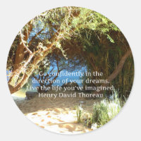 Henry David Thoreau Motivatie Dream Quotation