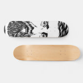Henry David Thoreau portret Skateboard (Horizontaal)