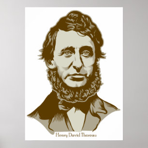 Henry David Thoreau Poster