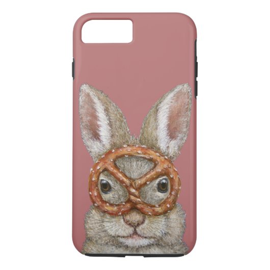 Henry de bunny iPhone 8 Plus/7 Plus, hard Hoesje (Achterkant)