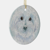Henry de Maltipoo Keramisch Ornament (Rechts)