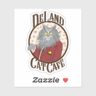 Henry DeCat in het rood Sticker