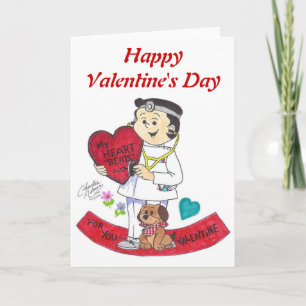Henry dokter valentijn, HappyValentine's Day Feestdagen Kaart