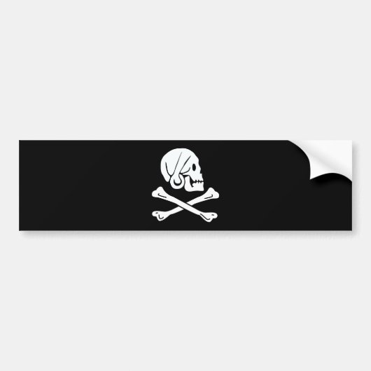 Henry Elke vlag Pirate Flag Bumpersticker (Voorkant)
