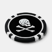 Henry Elke vlag Pirate Flag Poker Chips (Enkel)