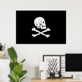 Henry Elke vlag Pirate Flag Poster (Thuiskantoor)