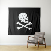 Henry Elke vlag Pirate Flag Wandkleed (In Situ (horizontaal))