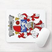 Henry Family Crest Muismat (Met muis)