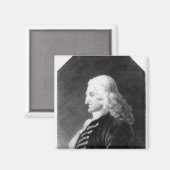 Henry Fielding gegraveerd door Samuel Freeman Magneet (Voorkant / Achterkant)