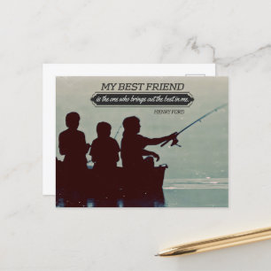 Henry Ford Inspirerend Quote "Beste vriend" Briefkaart