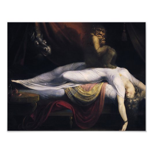 Henry Fuseli - The Nightmare Foto Afdruk (Voorkant)