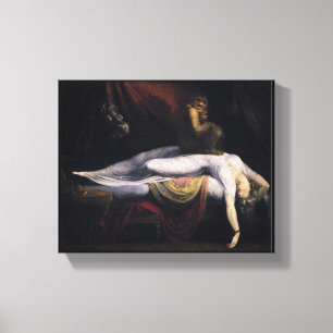 Henry Fuseli The Nightmare Painting Canvas Art Afdruk