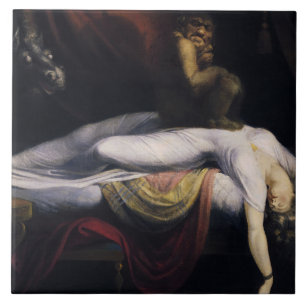 Henry Fuseli - The Nightmare Tegeltje