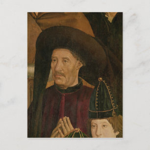 Henry het detail van de Navigator van Polyptych Briefkaart