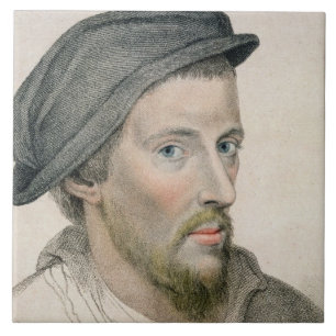 Henry Howard, Earl of Surrey (c.1517-47) gegraveer Tegeltje
