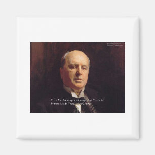Henry James "Apen & Katten" Wijsheid Citaat Cadeau Magneet