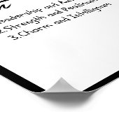 Henry, jongen gepersonaliseerde naam definitie poster (Hoek)