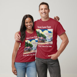 Henry Lyman Sayen over de banken van de Seinne T-shirt