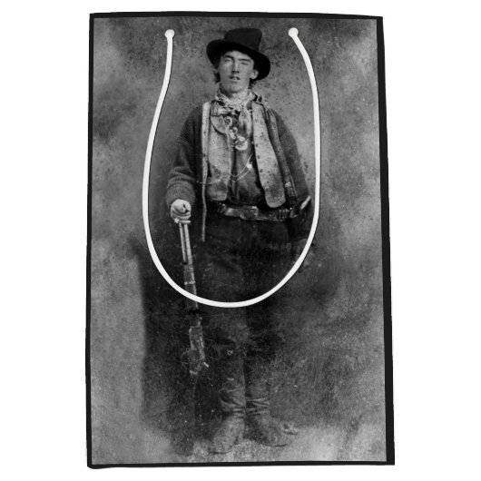 Henry McCarty Billy, het Outlaw Kind van het Oude  Medium Cadeauzakje (Voorkant)